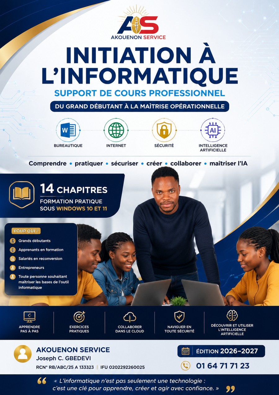 Page de garde — Initiation à l'Informatique